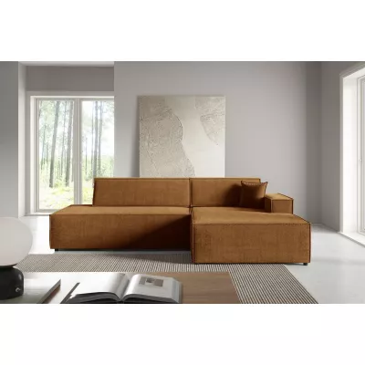 Ecksofa mit Stauraum WINDSOR 1 - honigfarben, rechte Ecke