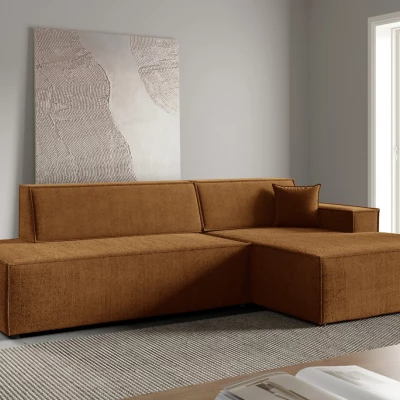 Ecksofa mit Stauraum WINDSOR 1 - honigfarben, rechte Ecke