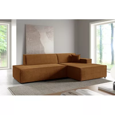Ecksofa mit Stauraum WINDSOR 1 - honigfarben, rechte Ecke