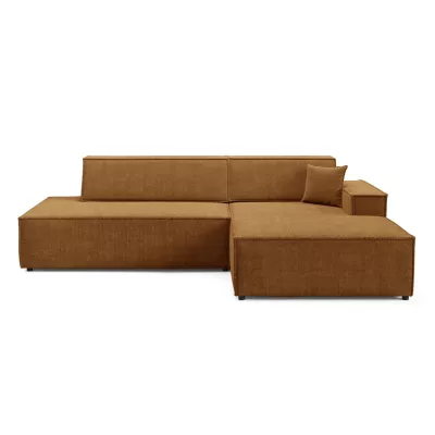 Ecksofa mit Stauraum WINDSOR 1 - honigfarben, rechte Ecke