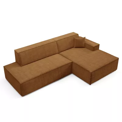 Ecksofa mit Stauraum WINDSOR 1 - honigfarben, rechte Ecke