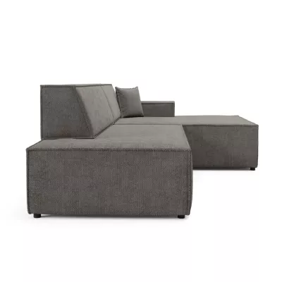 Ecksofa mit Stauraum WINDSOR 1 – Mausgrau, rechte Ecke