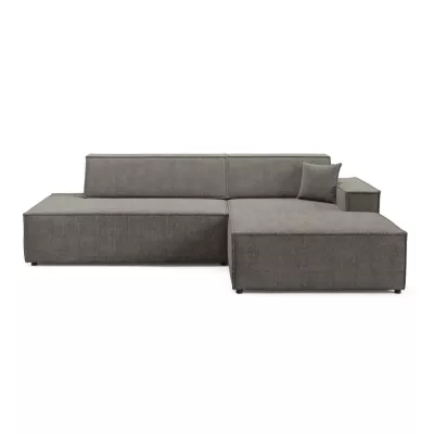 Ecksofa mit Stauraum WINDSOR 1 – Mausgrau, rechte Ecke