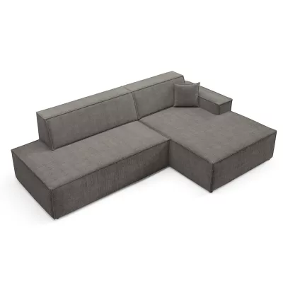 Ecksofa mit Stauraum WINDSOR 1 – Mausgrau, rechte Ecke