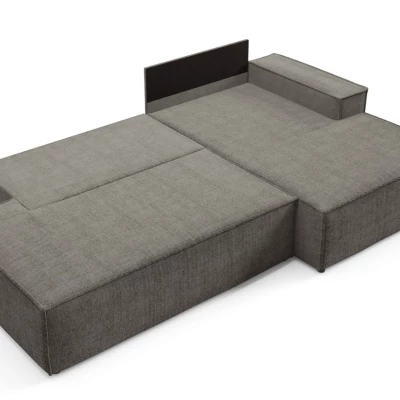 Ecksofa mit Stauraum WINDSOR 1 – Mausgrau, rechte Ecke