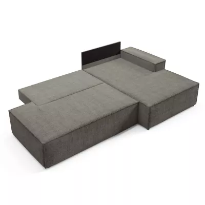 Ecksofa mit Stauraum WINDSOR 1 – Mausgrau, rechte Ecke