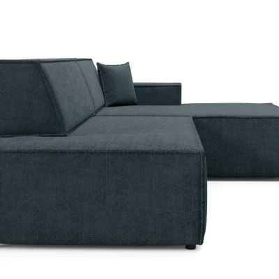 Ecksofa mit Stauraum WINDSOR 1 – blaugrau, rechte Ecke