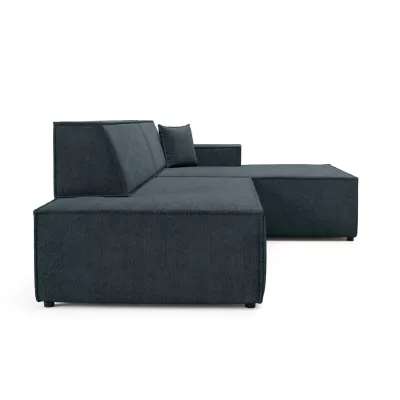 Ecksofa mit Stauraum WINDSOR 1 – blaugrau, rechte Ecke