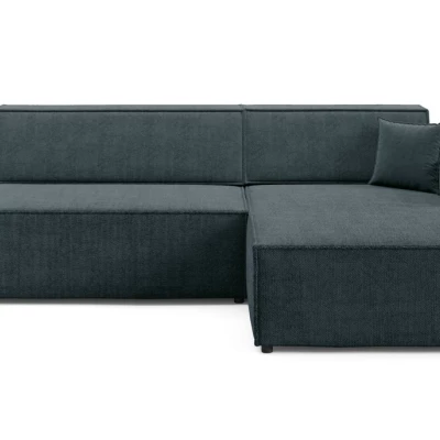 Ecksofa mit Stauraum WINDSOR 1 – blaugrau, rechte Ecke