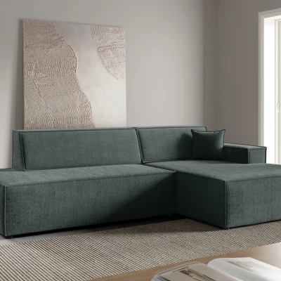 Ecksofa mit Stauraum WINDSOR 1 – dunkelgrau, rechte Ecke