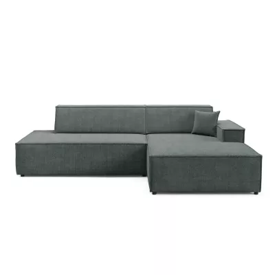 Ecksofa mit Stauraum WINDSOR 1 – dunkelgrau, rechte Ecke