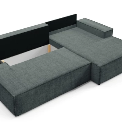 Ecksofa mit Stauraum WINDSOR 1 – dunkelgrau, rechte Ecke