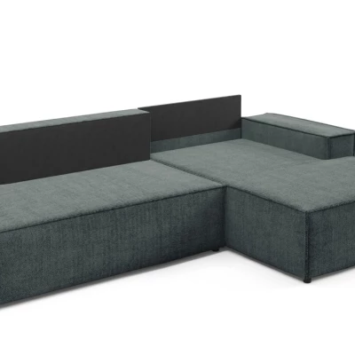 Ecksofa mit Stauraum WINDSOR 1 – dunkelgrau, rechte Ecke