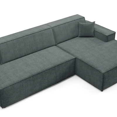 Ecksofa mit Stauraum WINDSOR 1 – dunkelgrau, rechte Ecke