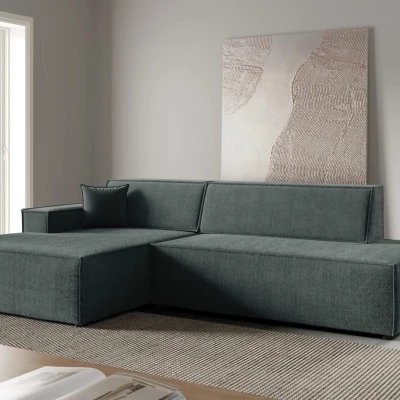 Ecksofa mit Stauraum WINDSOR 1 - dunkelgrau, linke Ecke