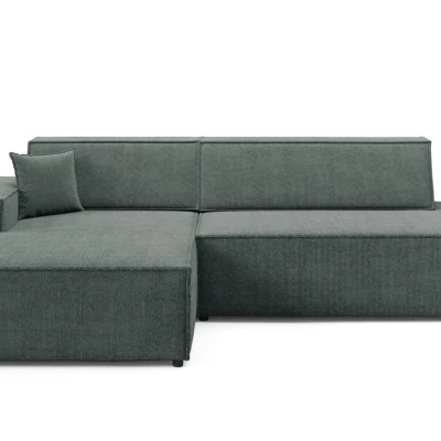 Ecksofa mit Stauraum WINDSOR 1 - dunkelgrau, linke Ecke