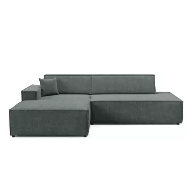 Ecksofa mit Stauraum WINDSOR 1 - dunkelgrau, linke Ecke