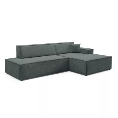 Ecksofa mit Stauraum WINDSOR 1 - dunkelgrau, linke Ecke