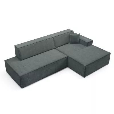 Ecksofa mit Stauraum WINDSOR 1 - dunkelgrau, linke Ecke