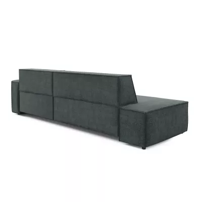 Ecksofa mit Stauraum WINDSOR 1 - dunkelgrau, linke Ecke