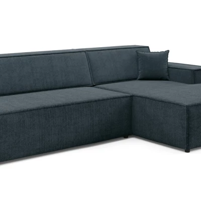 Ecksofa mit Stauraum WINDSOR 1 – blaugrau, linke Ecke