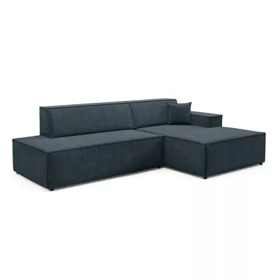Ecksofa mit Stauraum WINDSOR 1 – blaugrau, linke Ecke