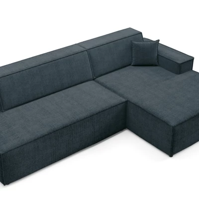 Ecksofa mit Stauraum WINDSOR 1 – blaugrau, linke Ecke