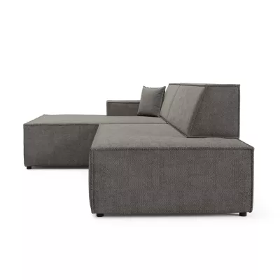 Ecksofa mit Stauraum WINDSOR 1 – Mausgrau, linke Ecke