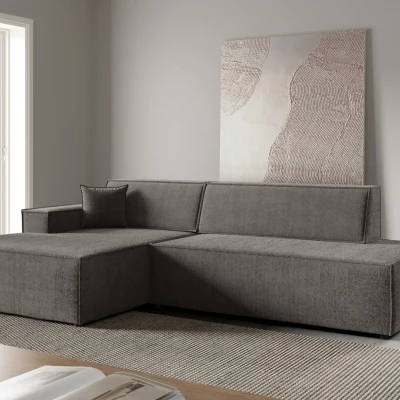 Ecksofa mit Stauraum WINDSOR 1 – Mausgrau, linke Ecke
