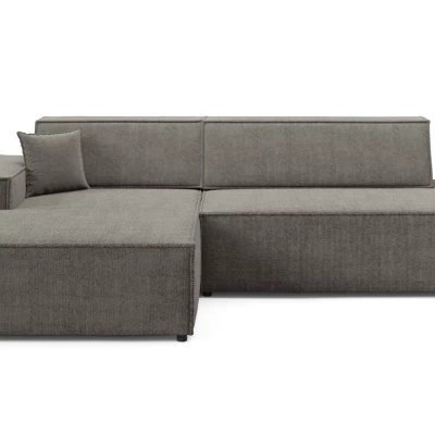 Ecksofa mit Stauraum WINDSOR 1 – Mausgrau, linke Ecke