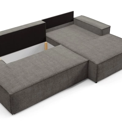 Ecksofa mit Stauraum WINDSOR 1 – Mausgrau, linke Ecke
