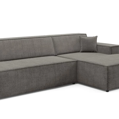 Ecksofa mit Stauraum WINDSOR 1 – Mausgrau, linke Ecke