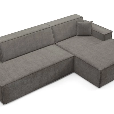 Ecksofa mit Stauraum WINDSOR 1 – Mausgrau, linke Ecke