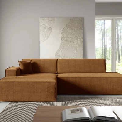 Ecksofa mit Stauraum WINDSOR 1 - honigfarben, linke Ecke