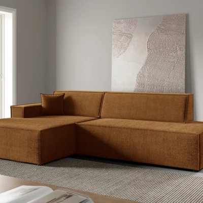 Ecksofa mit Stauraum WINDSOR 1 - honigfarben, linke Ecke