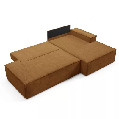Ecksofa mit Stauraum WINDSOR 1 - honigfarben, linke Ecke