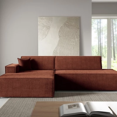 Ecksofa mit Stauraum WINDSOR 1 - Kupfer, linke Ecke