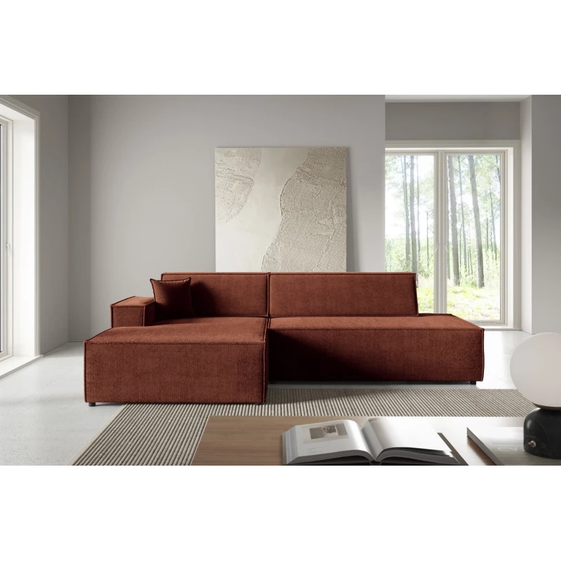 Ecksofa mit Stauraum WINDSOR 1 - Kupfer, linke Ecke