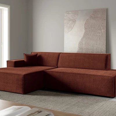 Ecksofa mit Stauraum WINDSOR 1 - Kupfer, linke Ecke