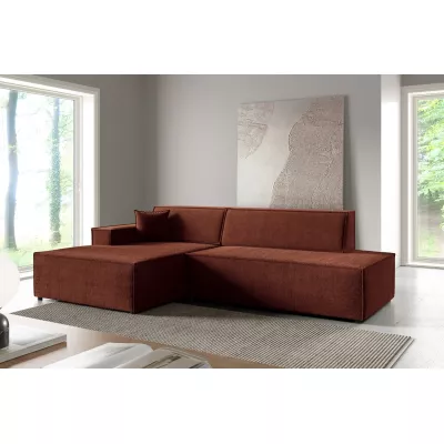 Ecksofa mit Stauraum WINDSOR 1 - Kupfer, linke Ecke