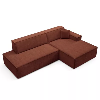 Ecksofa mit Stauraum WINDSOR 1 - Kupfer, linke Ecke