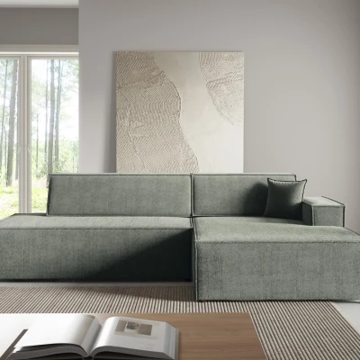 Ecksofa mit Stauraum WINDSOR 1 - hellgrau, rechte Ecke
