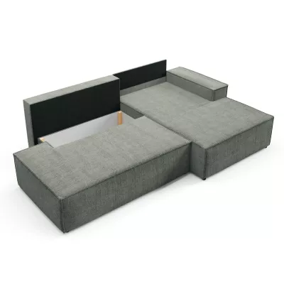 Ecksofa mit Stauraum WINDSOR 1 - hellgrau, rechte Ecke
