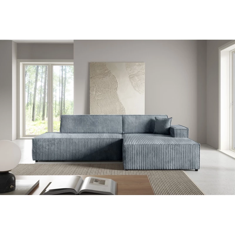Ecksofa mit Stauraum WINDSOR 1 – dunkle Esche, rechte Ecke