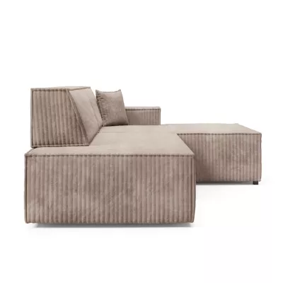Ecksofa mit Stauraum WINDSOR 1 - beige, rechte Ecke