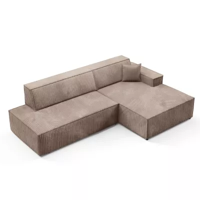 Ecksofa mit Stauraum WINDSOR 1 - beige, rechte Ecke