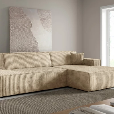 Ecksofa mit Stauraum WINDSOR 1 - ecru 2, rechte Ecke