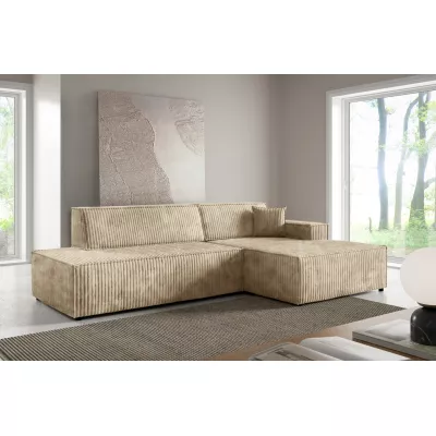 Ecksofa mit Stauraum WINDSOR 1 - ecru 2, rechte Ecke