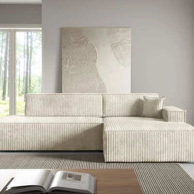 Ecksofa mit Stauraum WINDSOR 1 - ecru 1, rechte Ecke