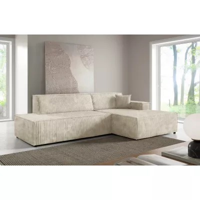 Ecksofa mit Stauraum WINDSOR 1 - ecru 1, rechte Ecke